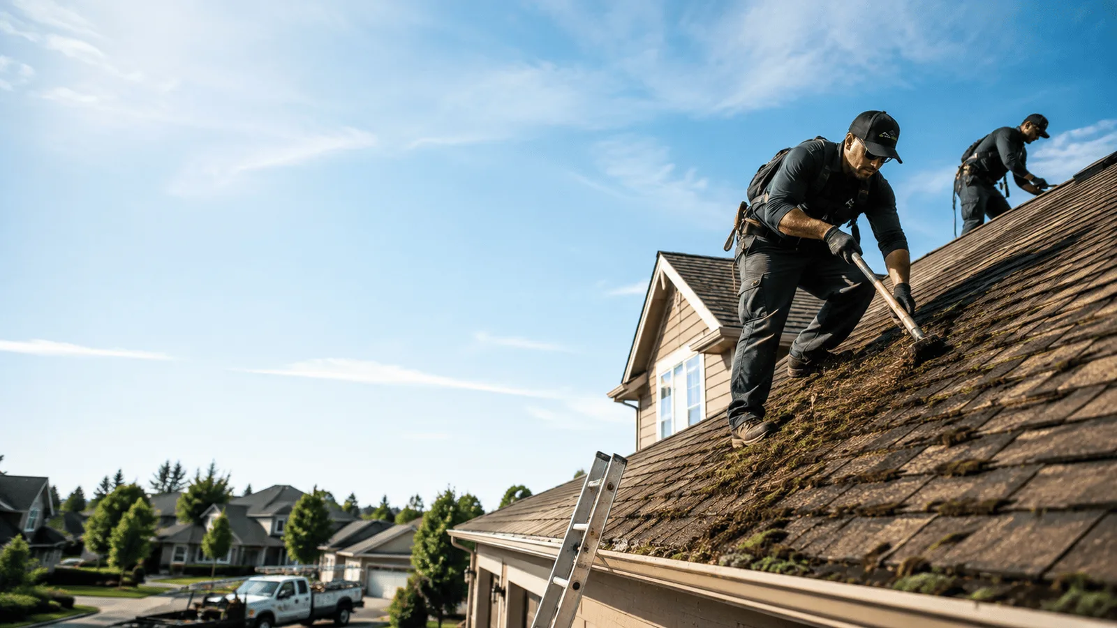 Roof Moss Removal in Brook, IN near me